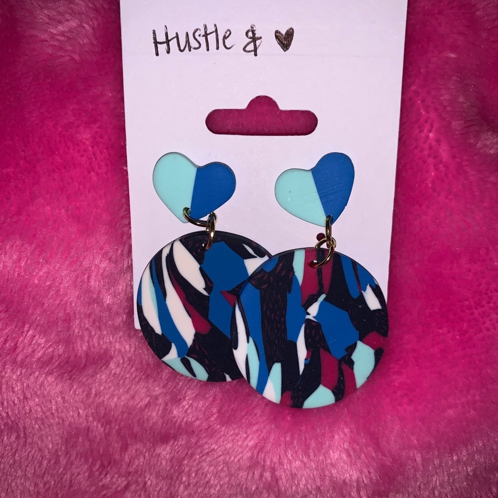 Hand made earrings From My Brand Hustle and Heart